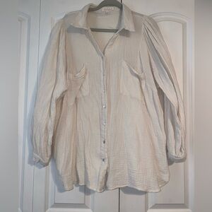 Linen Button Down